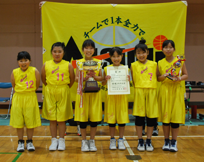 優勝 厚木ミニバスケットボールクラブ
