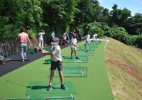 夏休みジュニアゴルフ教室