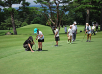 夏休みジュニアゴルフ教室