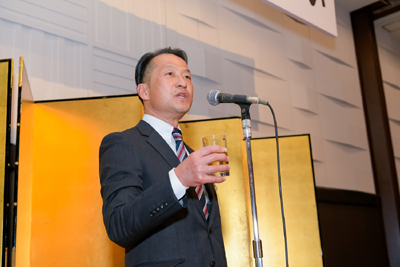 乾杯 三橋副会長