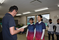 中学生ソフトテニス交流試合