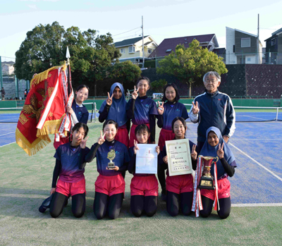 第32回厚木市中学生ソフトテニス大会 女子の部優勝